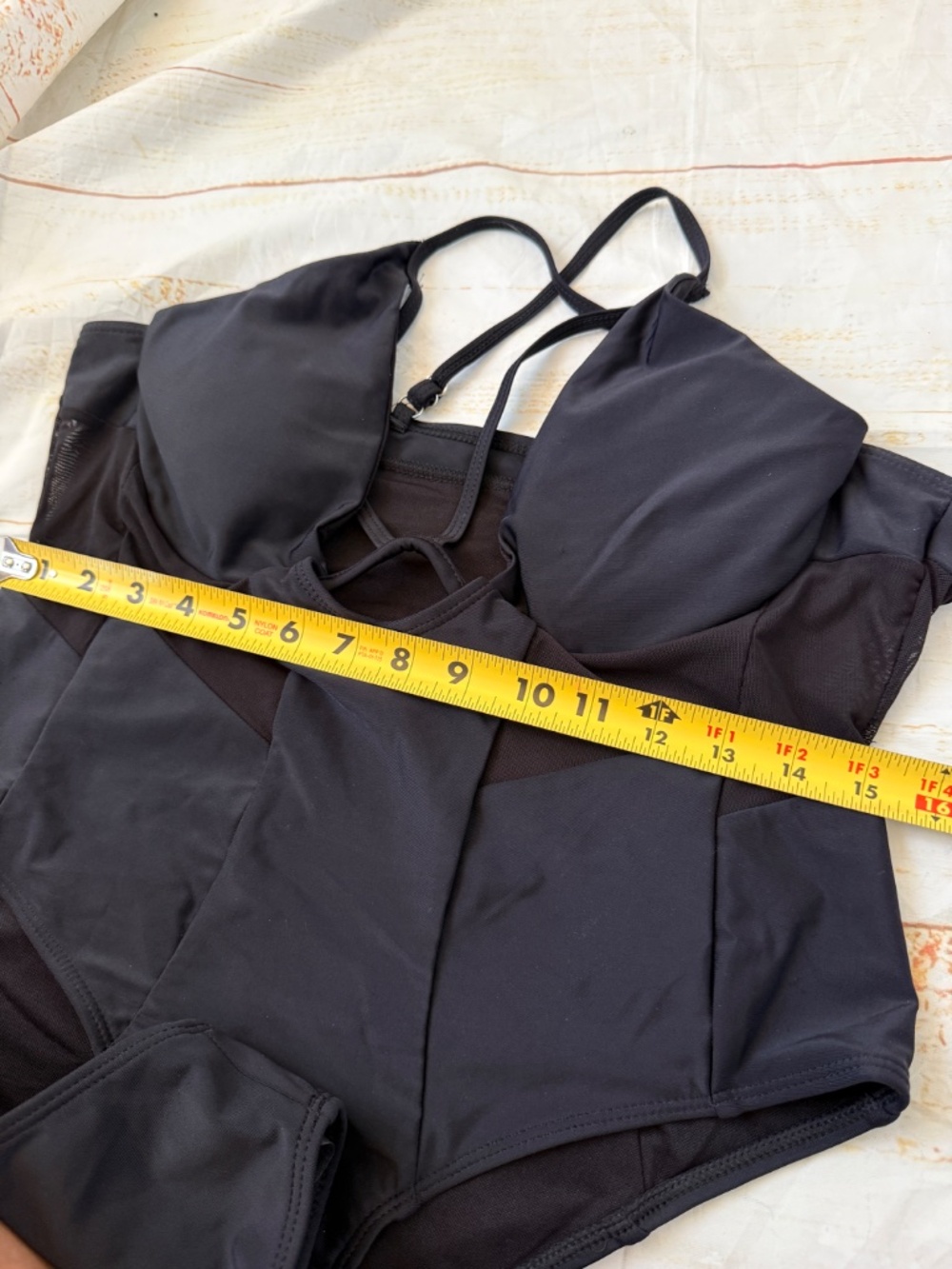 Matte Collection Black One Piece Swimsuit | XXXL | NWT - Picture 5 of 7